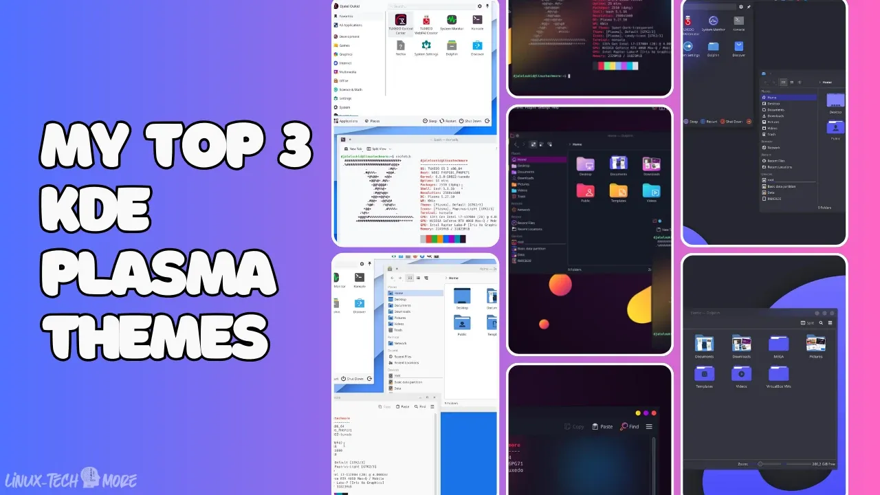 Top 3 KDE Plasma Themes to Freshen Up Your Desktop