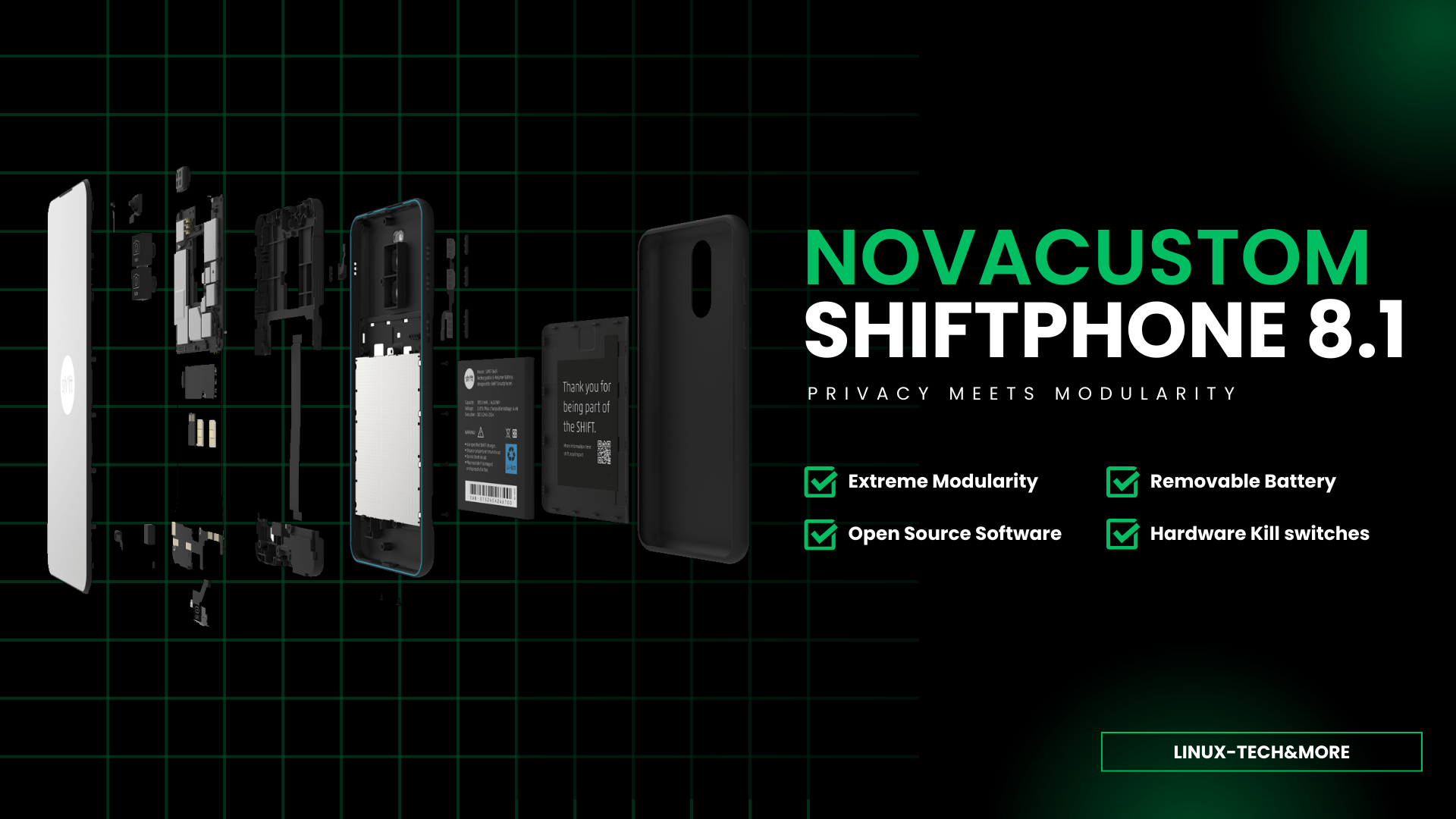 Privacy Meets Modularity: NovaCustom SHIFTphone 8.1 Is Here!